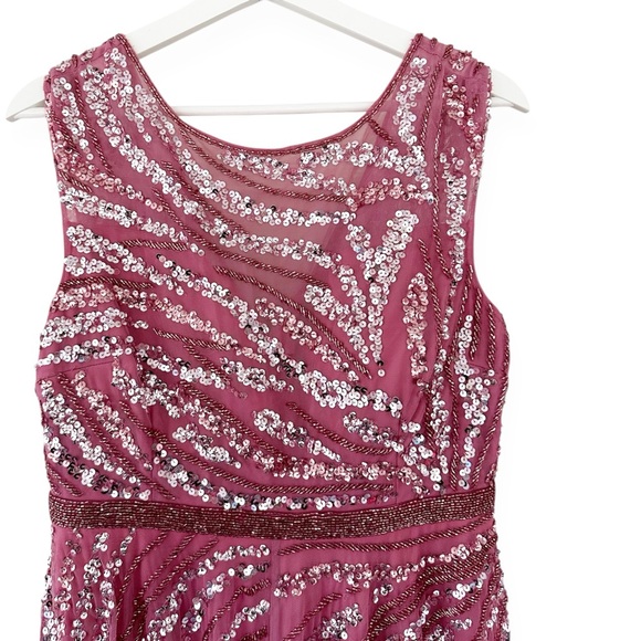 Mac Duggal • Cap Sleeve Boat Neck Gown - Picture 11 of 16